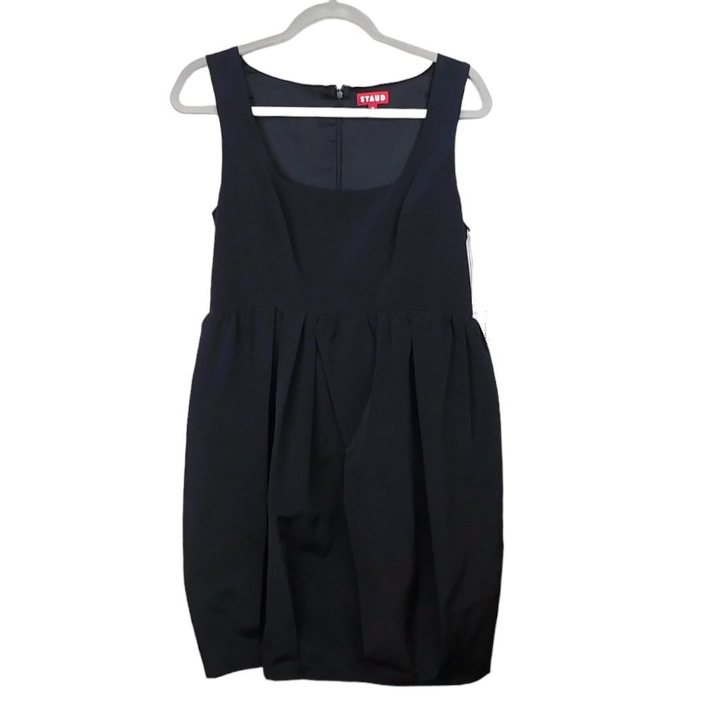 NWT Staud Iris Mini Dress in  Black Women's Size 10
